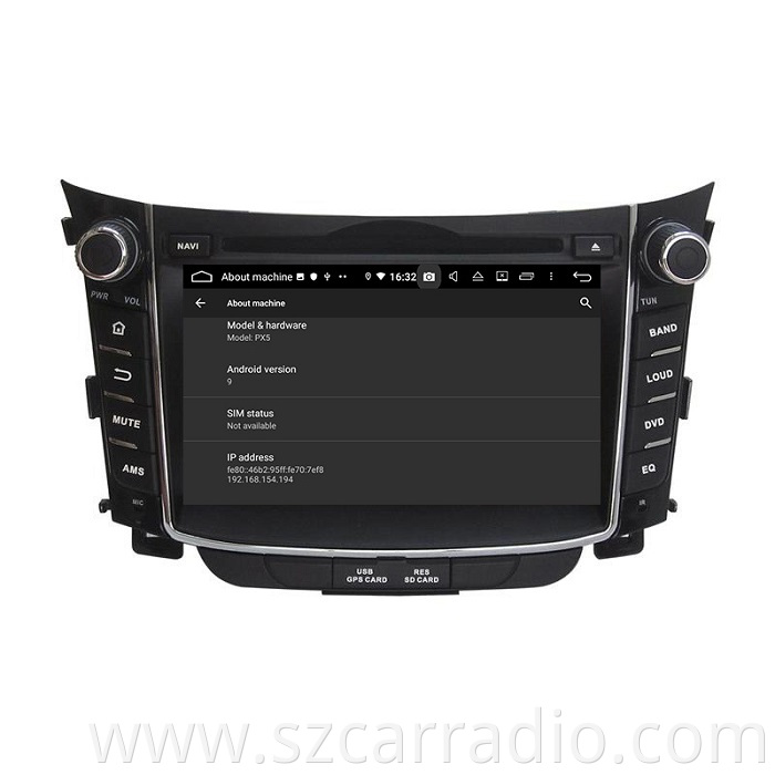 Hot sale car radio for I30